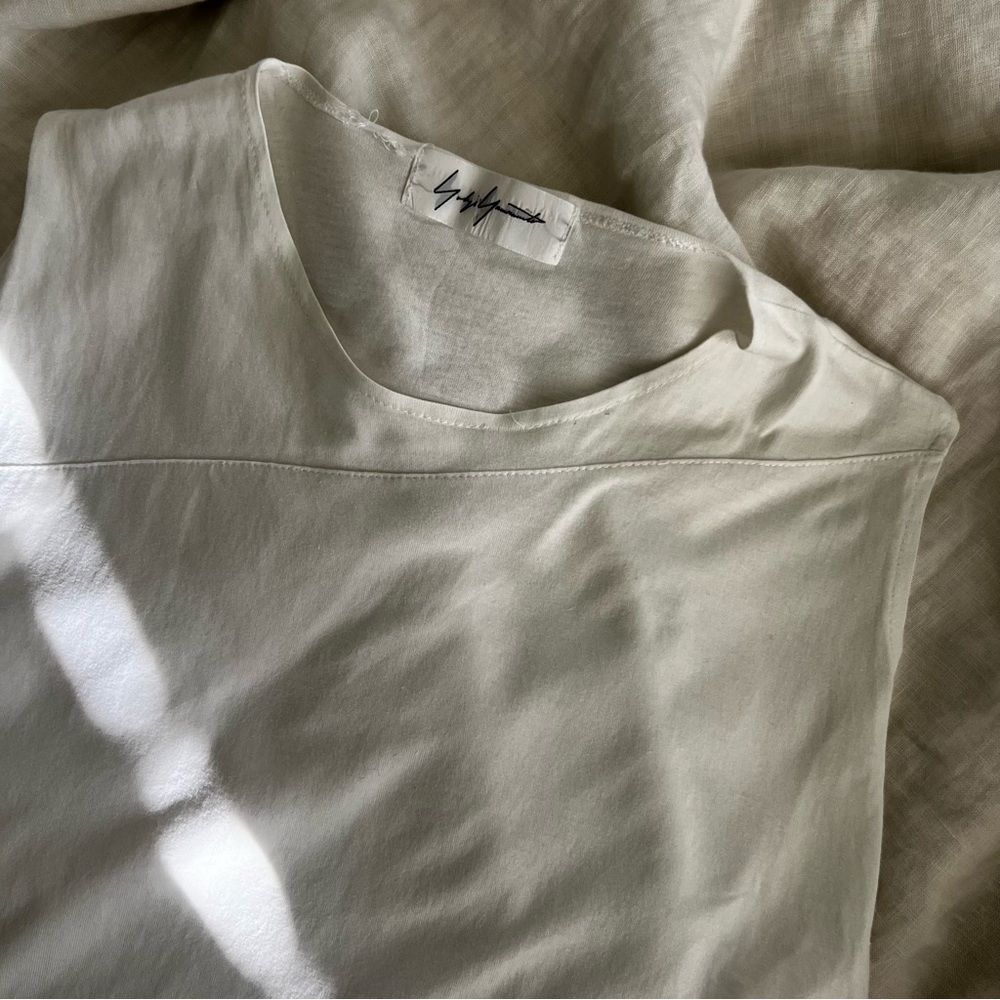 Yohji Yamamoto White Tank Top